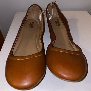 Brown Mossimo Supply Co. flats - NWT